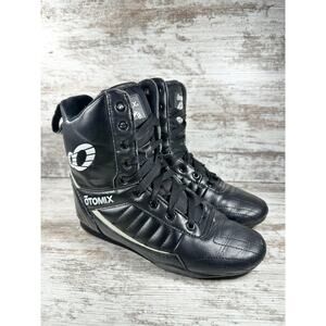 Women's Otomix Stingray M3555 Black Bodybuilding/Boxing Shoes Sz 9 Athletic EUC!